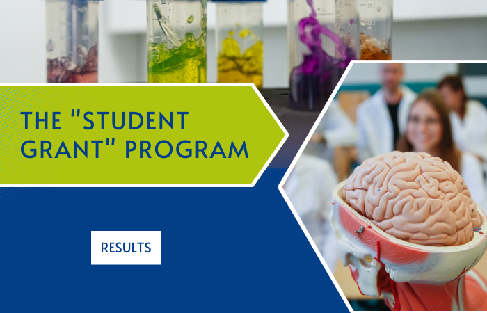 We know the winners of the "Student Grant" competition