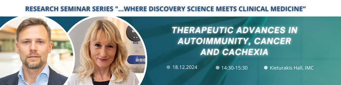 Research seminar "…where discovery science meets clinical medicine"